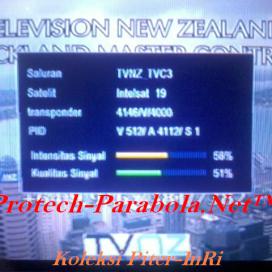 TVNZ, TVC3 on Freq 4146 V 4000 @ INTELSAT 19