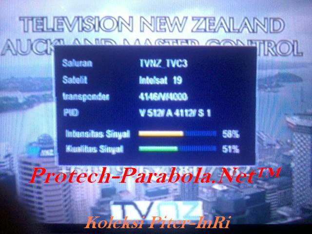 TVNZ, TVC3 on Freq 4146 V 4000 @ INTELSAT 19