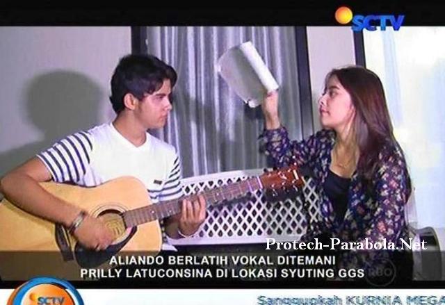 Aliando dan Prilly di Lokasi Syuting 1